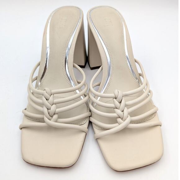 Paige Becca Slip On Strappy High Heel Sandals Women's Bone Size US7 - Picture 2 of 11